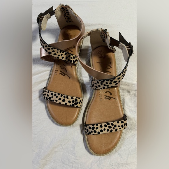 Women’s BLOWFISH cheetah sandals - Picture 1 of 4